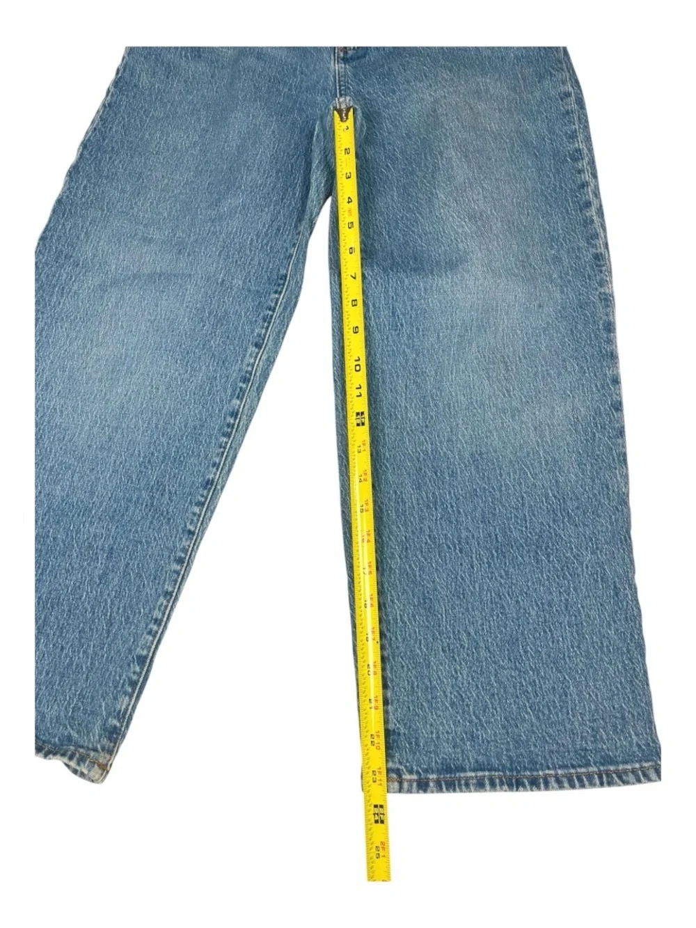 Madewell Blue High-Rise Wide-Leg Jeans